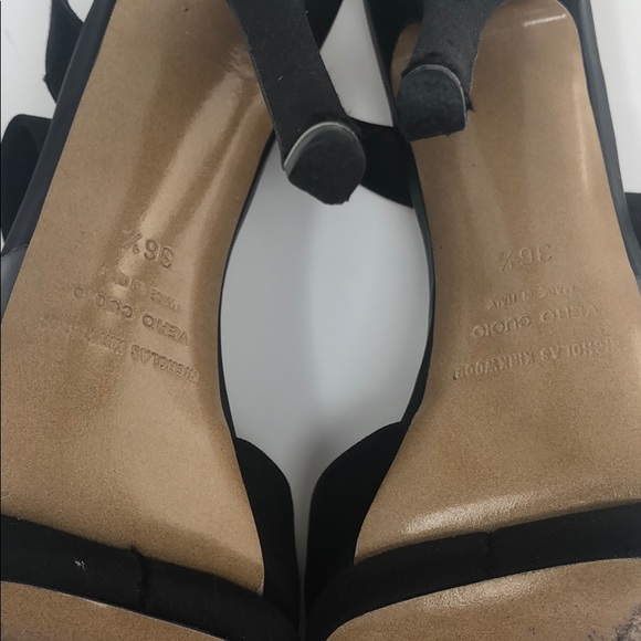 Rare Kirkwood Swarovski crystal jeweled platform sling back evening shoes w/ bow - Picture 8 of 8